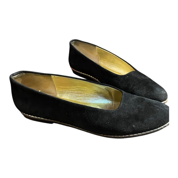 Anne Klein Vintage Black Suede Slip-On Flats | Timeless Classic Chic 7M - Picture 7 of 12